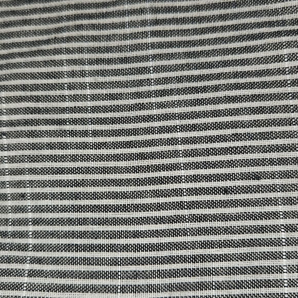 BNWOT Striped Blue and White Linen Shorts - Size Large with White Drawstring. - Picture 4 of 5